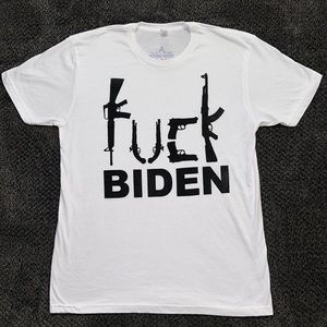 F*CK Biden Gun Tee Shirt